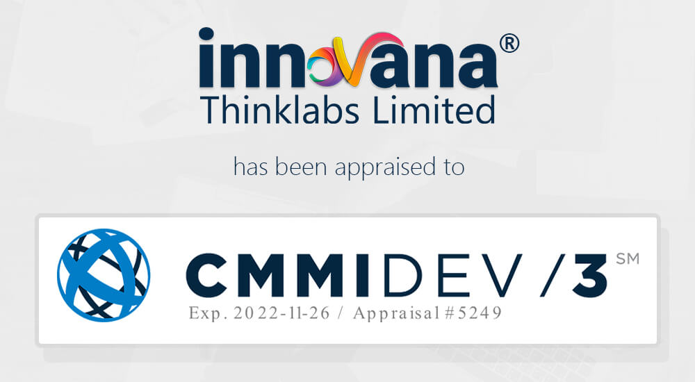 Innovana Thinklabs is now CMMI Level 3 appraised company