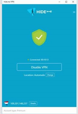 Hide.me- Free Download VPN for Windows 10