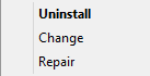 Right-click on every Nvidia program and select Uninstall