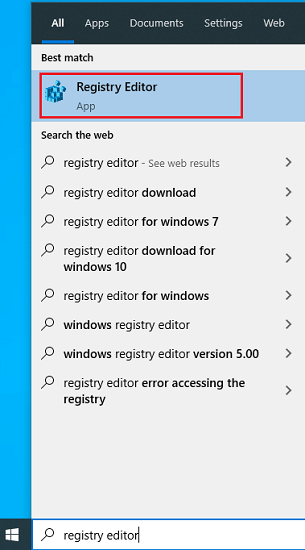 Disable the Bing integration - windows 10 start search not working