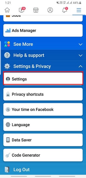 how to Download Information of Your Facebook Account