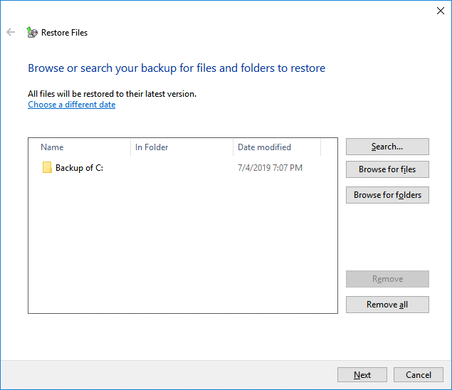Use Windows 10 backup-5