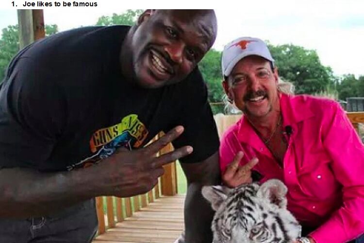 Shaq and Joe Exotic are not friends