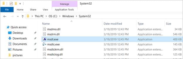 system32 folder