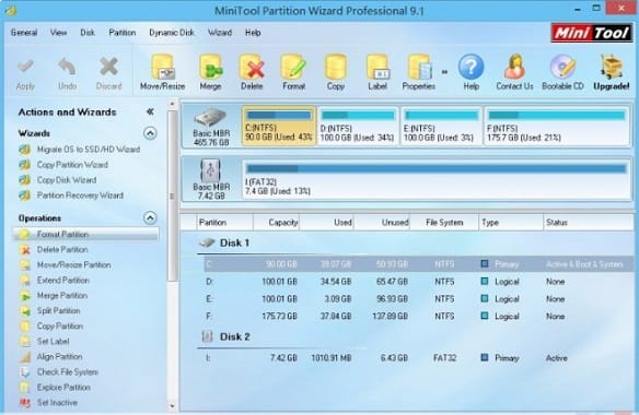 MiniTool Partition Wizard
