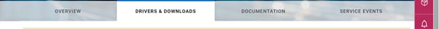 choose Drivers & Downloads for download dell driver
