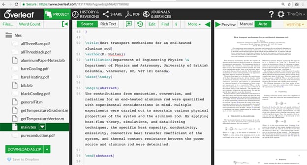 Overleaf