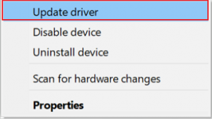 Update Latest beat Driver Using Windows Device Manager