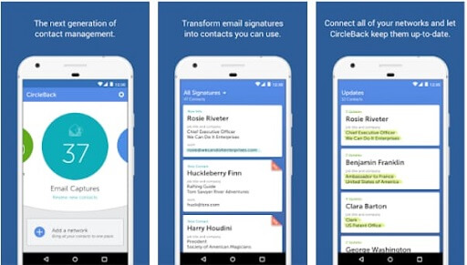 Circle Back- best duplicate contact remover app for iPhone and Android