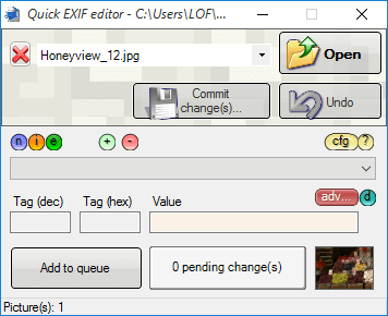 Quick EXIF Editor