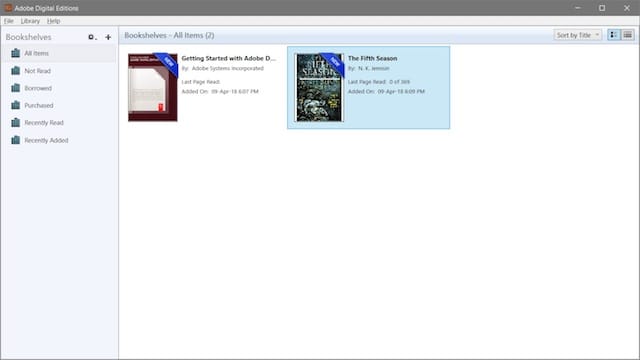 Adobe Digital Editions