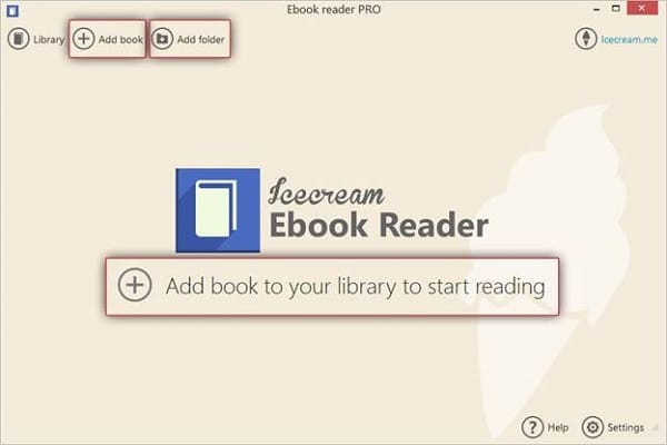 Icecream Ebook Reader