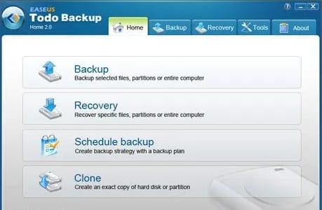 EaseUS ToDo Backup tool