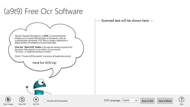A9t9 Free OCR Software