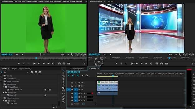 Adobe Premiere Software