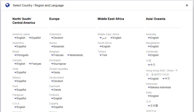 choose language for download brother device driver
