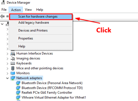 Use Device Manager to show hidden devices-1