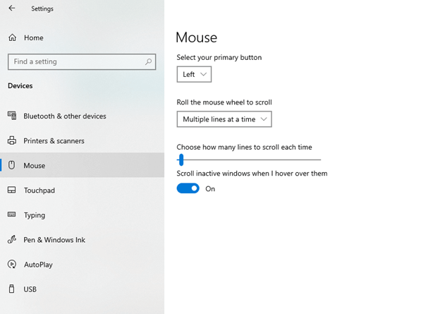 Scroll Inactive Windows