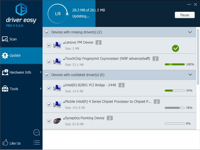Driver Easy- similar software like Driver Support 