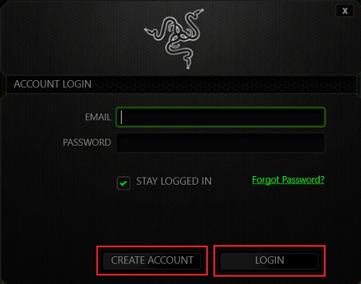 create Razer ID account and login