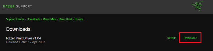 Download razer driver