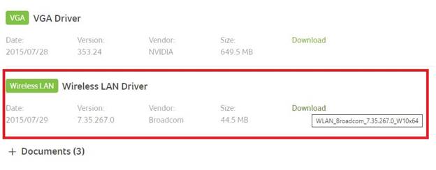 download the latest version of the WiFi driver for your Acer PC