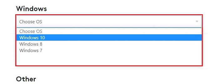 Choose your operating system