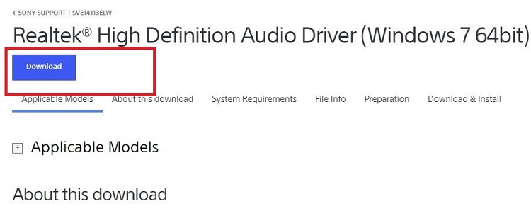 Download Update Sony VAIO Drivers Manually-7