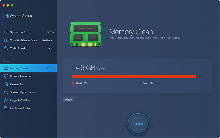 CleanMyMac X MacBooster 8 Comparing the features