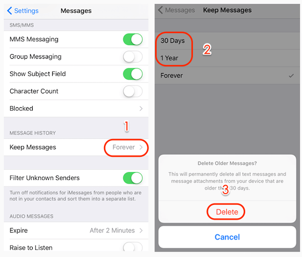 Delete Old Messages