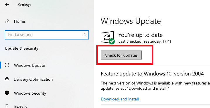 download MTP Driver Using Windows Update