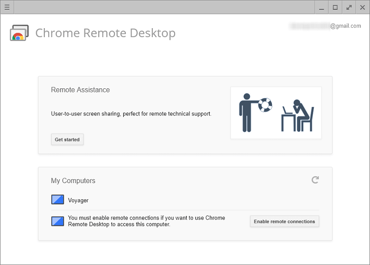 Chrome Remote Desktop