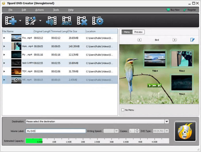 Tipard DVD Creator for Mac - Mac DVD Burner Software