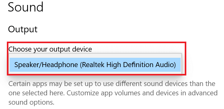 Enable the headphone and set it as default-3
