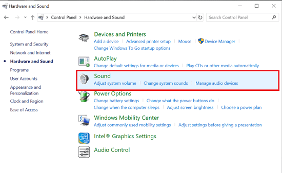 Set the microphone as default-2