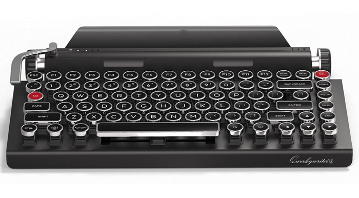 Qwerkywriter S Typewriter Inspired Retro Mechanical Keyboard
