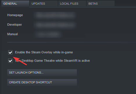 Steps to disable the in-game overlay on Steam-1