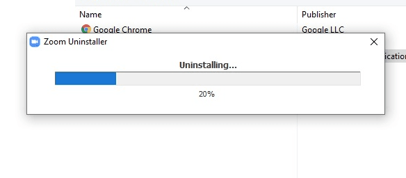 Zoom uninstallation