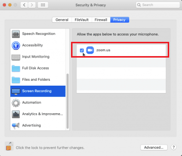 Screen recording setting mac for zoom