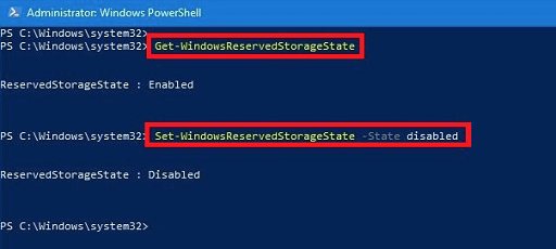 Disable Windows Reserved Storage-2