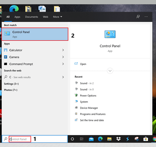 Perform system restore