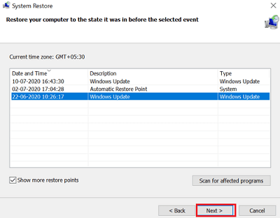 Perform system restore-3