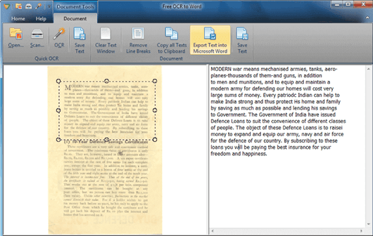 Free OCR to Word