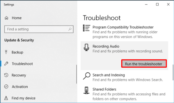 Perform hardware troubleshooting
