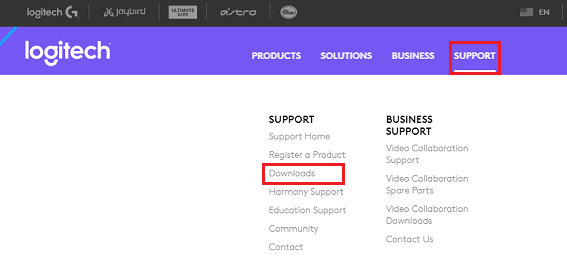 Update drivers with Logitech’s Website