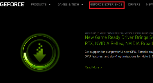 Download Nvidia GeForce Experience