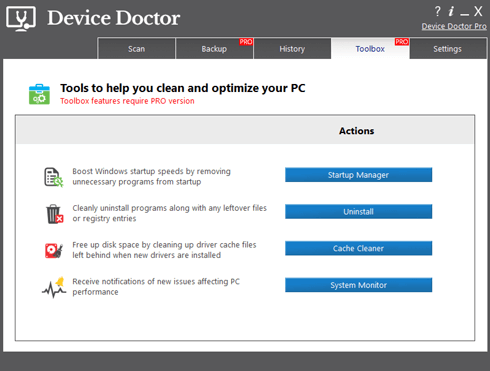 Download device docter 