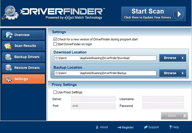 download and update drivers with the driverfinder