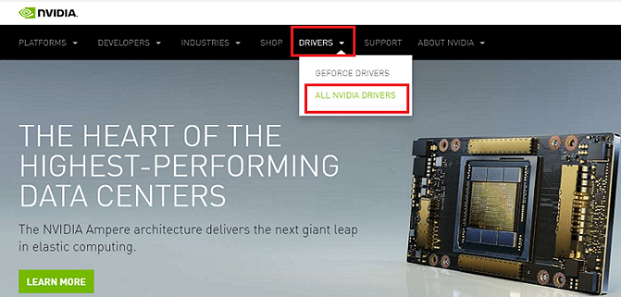 Get GeForce RTX 3060 Ti Driver From NVIDIA’s Website & Install It Manually
