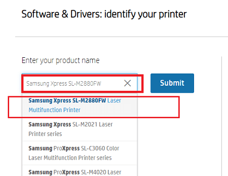 Download & Update Samsung Printer Driver From HP’s Driver Support-4